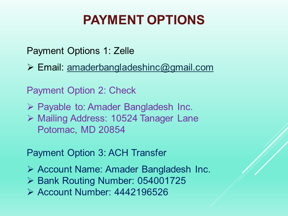 Payment Options